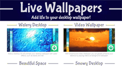 Desktop Screenshot of live-wallpapers.com